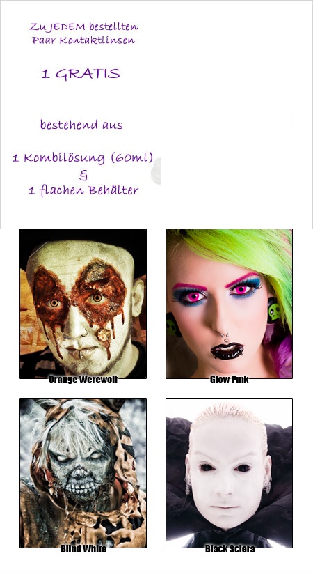 Fun Motiv-Kontaktlinsen Flyer